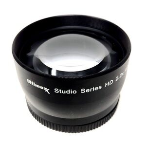 Ultimaxx 58mm 2.2x HD Telephoto Lens Converter Japanese Optics Steel Barrel AF